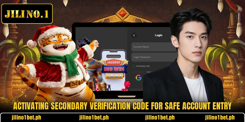 Activating secondary verification code for safe account entry Activating secondary verification code for safe account entry