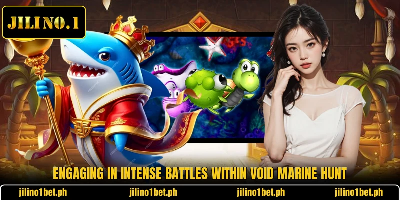 Engaging in intense battles within Void Marine Hunt