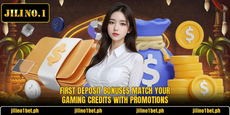 First deposit bonuses match your gaming credits with promotions