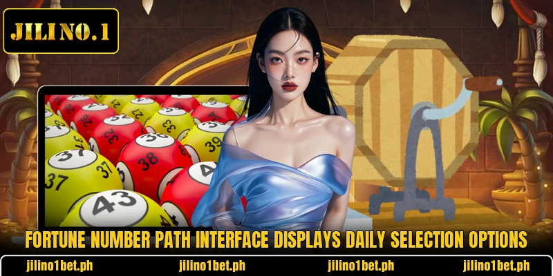 Fortune Number Path interface displays daily selection options