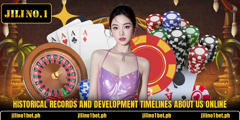 Historical records and development timelines about us online