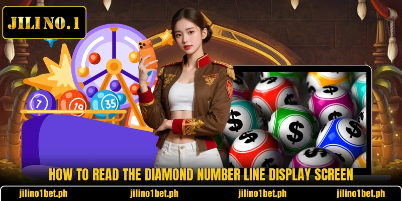 How to read the Diamond Number Line display screen