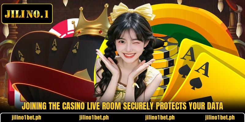 Joining the Casino Live Room securely protects your data