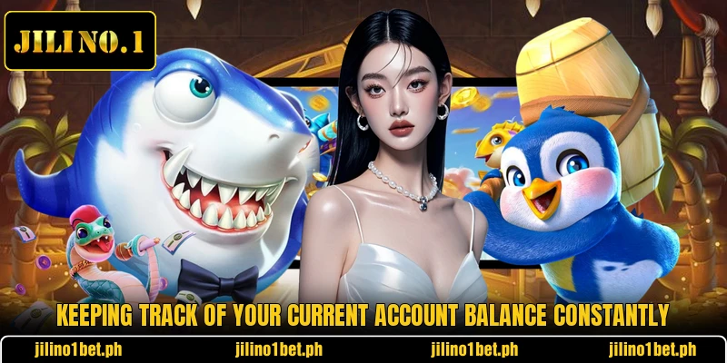 Keeping track of your current account balance constantly