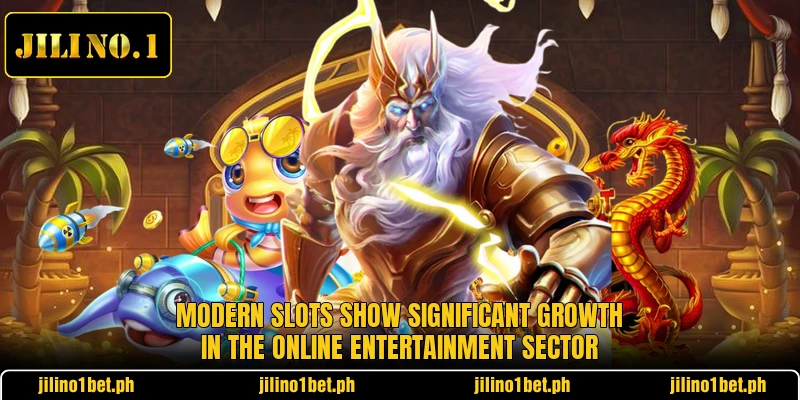 Modern slots show significant growth in the online entertainment sector
