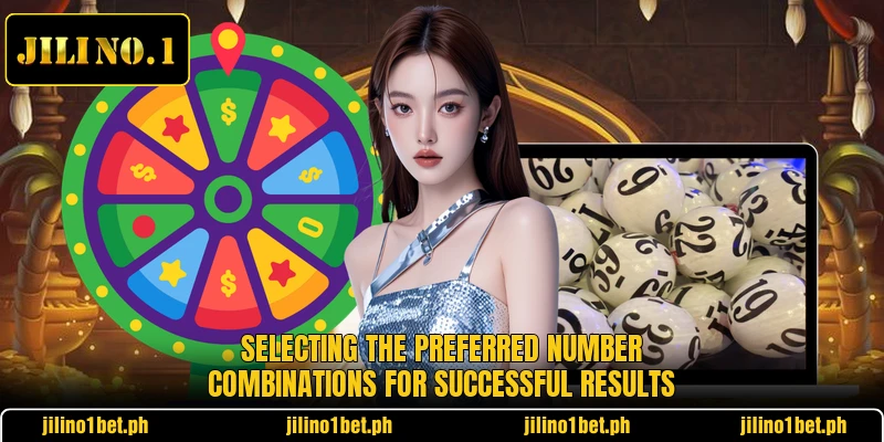 Selecting the preferred number combinations for successful results