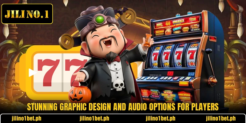 Stunning graphic design and audio options for players Stunning graphic design and audio options for players