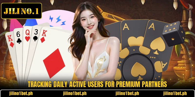 Tracking daily active users for premium partners